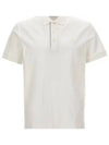 Eddie Cotton Polo Shirt White - BURBERRY - BALAAN 2