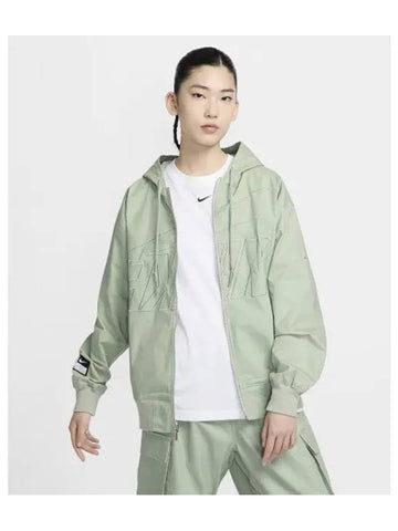 Sportswear Oversized Jacket W Jade Horizon Micah Green FV7775 370 - NIKE - BALAAN 1