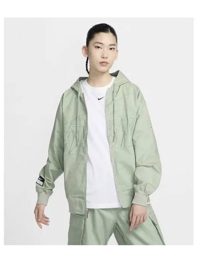 Sportswear Oversized Jacket W Jade Horizon Micah Green FV7775 370 - NIKE - BALAAN 2