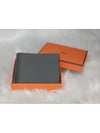 Citizen Twill Compact Card Wallet Gris Meyer - HERMES - BALAAN 6