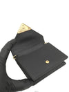 Black Saffiano Leather Gold Triangle Logo Card Wallet Cross Bag Built in Chip - PRADA - BALAAN 9