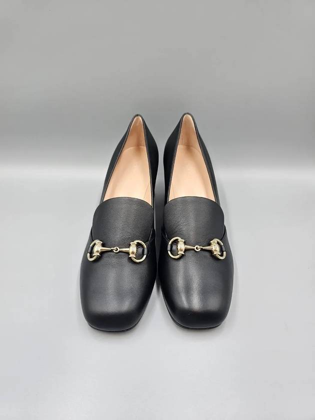 Women Desire Horesebit Middle Pumps Black - GUCCI - BALAAN 3