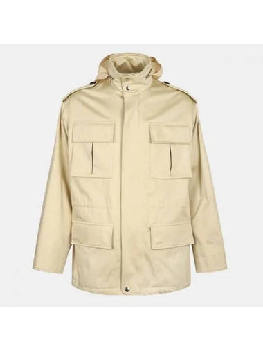 Pocket Patch Jacket Beige - AMI - BALAAN 1