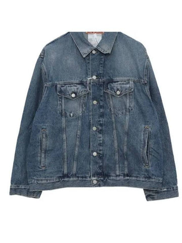 Rob Relaxed Denim Jacket Vintage Blue - ACNE STUDIOS - BALAAN 1