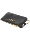 Gancini Leather Coin Key Holder Black - SALVATORE FERRAGAMO - BALAAN 5