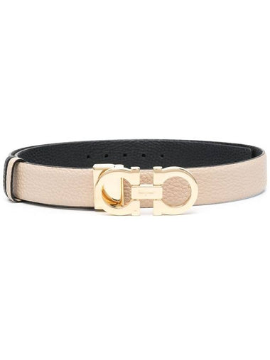 Ferragamo Belts Beige - SALVATORE FERRAGAMO - BALAAN 1