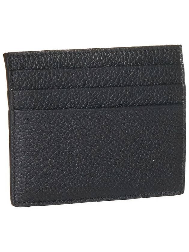 Signature Leather Card Wallet Black - FENDI - BALAAN 4