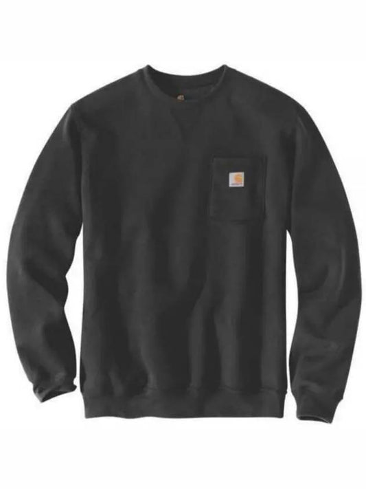 CREWNECK POCKET SWEATSHIRT 103852 001 Crew neck - CARHARTT - BALAAN 1