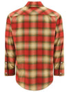 Logo Patch Pocket Check Shirt Red 2F000 03 M2359 F41 - MONCLER - BALAAN 3