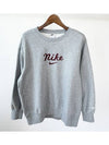 Crew neck gray sweatshirt DZ4626063 WOMENS L Asian fit - NIKE - BALAAN 5