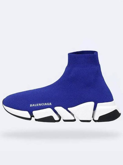 Speed 2.0 High Top Sneakers Blue - BALENCIAGA - BALAAN 2