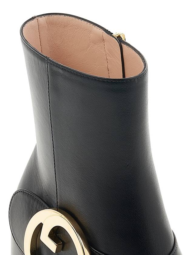 Blondie Ankle Boots Black - GUCCI - BALAAN.