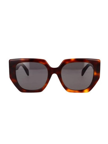 Eyewear Square Acetate Sunglasses Havana - CELINE - BALAAN 1