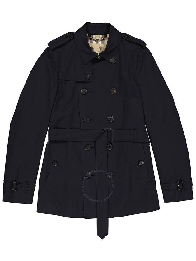 Burberry Men's The Chelsea Short Navy Trench Coat, Brand Size 50 (US Size 40) - BURBERRY - BALAAN 1