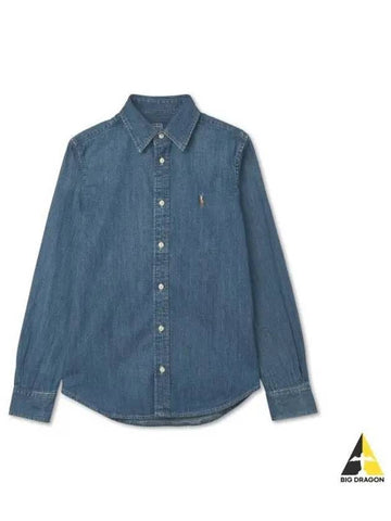 W denim shirt blue - POLO RALPH LAUREN - BALAAN 1