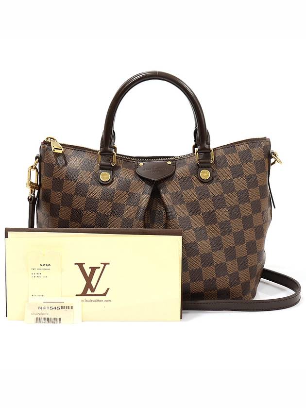 N41545 Damier Eben Canvas Sienna PM 2WAY - LOUIS VUITTON - BALAAN 2