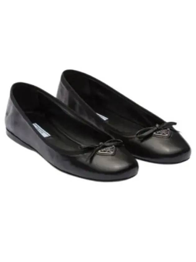 Nappa Leather Ballerina Black - PRADA - BALAAN 2