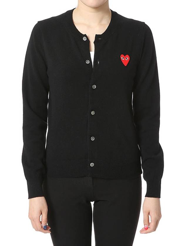 Comme des Gar ons Red Waffen Women s Cardigan AZ N007 051 1 - COMME DES GARCONS PLAY - BALAAN 1