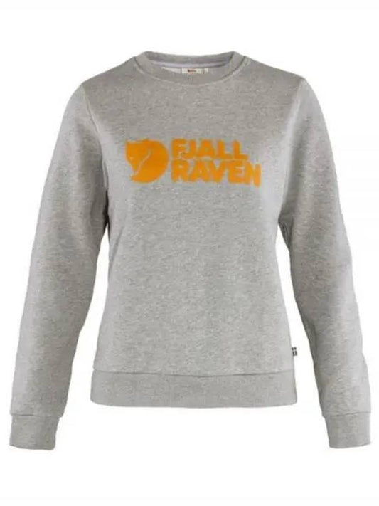 Women s Logo Sweater Gray Melange 84143020 999 W - FJALL RAVEN - BALAAN 1