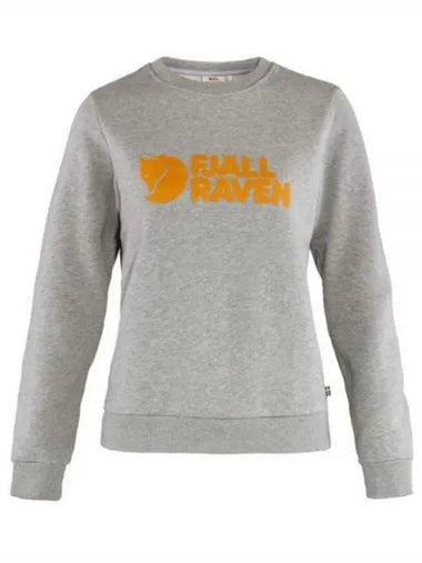 24 Women s Logo Sweater Gray Melange 84143020 999 W - FJALL RAVEN - BALAAN 1