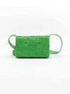Cassette Small Leather Cross Bag Green - BOTTEGA VENETA - BALAAN 2