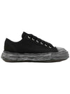 Peterson23 OG Dyed Sole Canvas Low Top Sneakers Black - MAISON MIHARA YASUHIRO - BALAAN 1