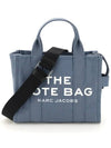 Logo Canvas Small Tote Bag Blue Shadow - MARC JACOBS - BALAAN 1