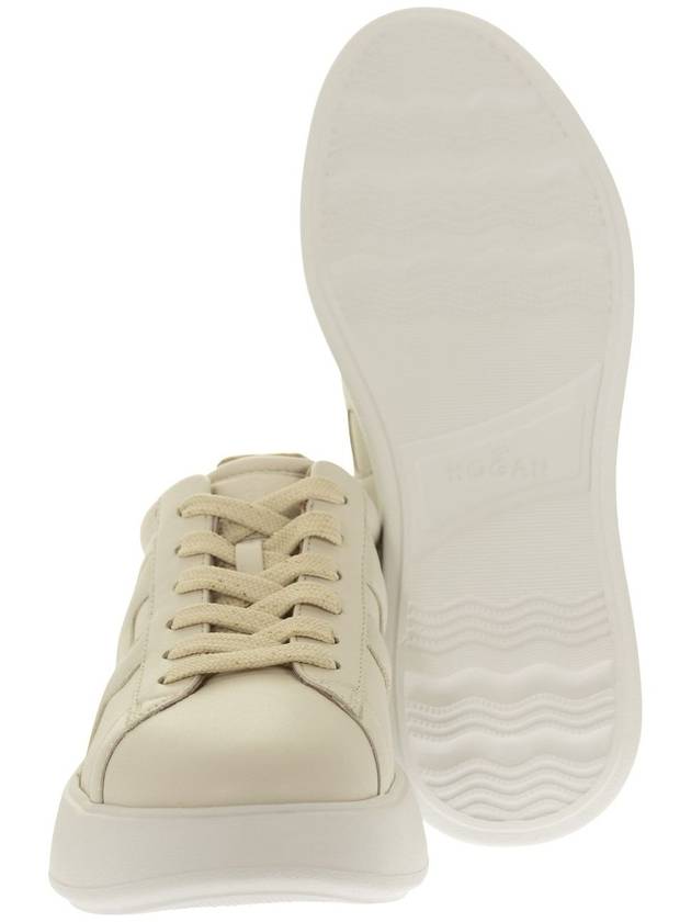 leather low-top sneakers beige - HOGAN - BALAAN 6