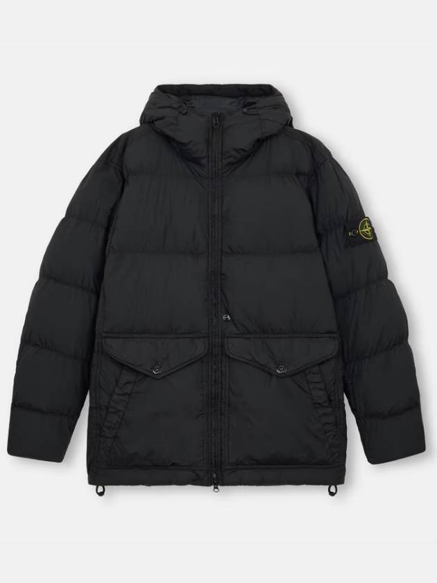 Crinkle Reps Re-Nylon Down Padding Black - STONE ISLAND - BALAAN 2