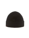 Embroidered Denim Bear Wool Beanie Black - POLO RALPH LAUREN - BALAAN 5