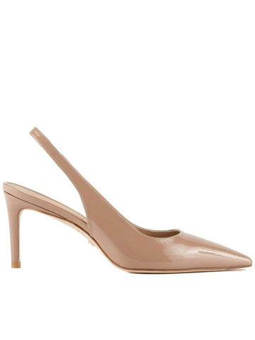 Stuart Weitzman Stuart 75 Slingback Pump Powder - STUART WEITZMAN - BALAAN 1