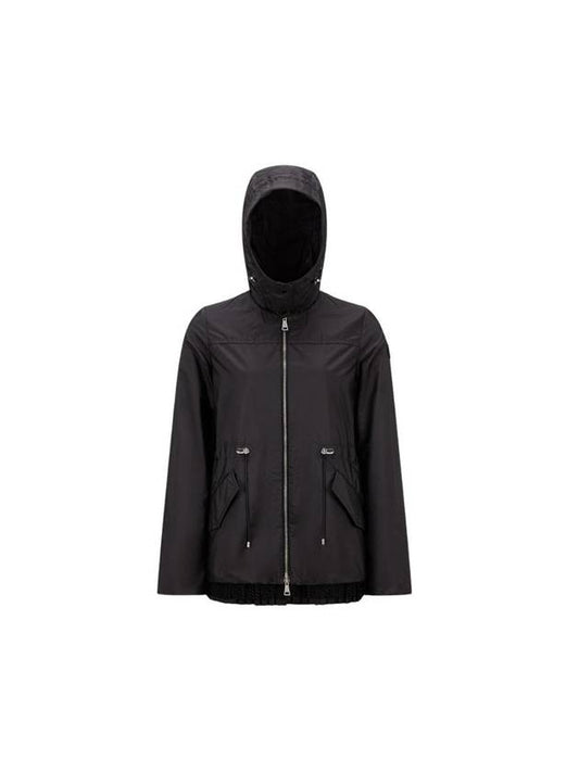 Baaba Parka Jacket Black - MONCLER - BALAAN 1