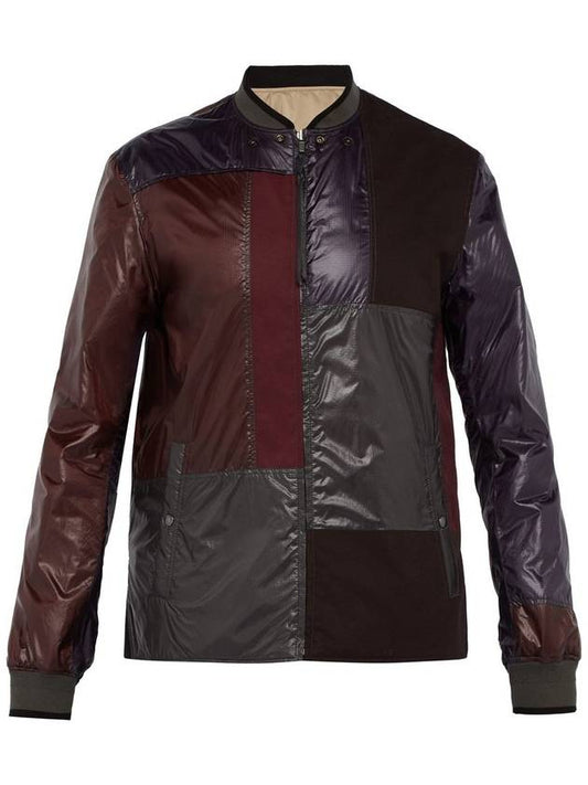 Reversible patchwork bomber jacket - LANVIN - BALAAN 1