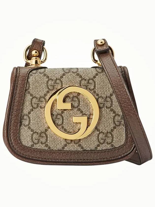 Blondie G Interlocking Strap Mini Bag Brown - GUCCI - BALAAN 2