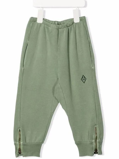 Kids Logo Embroidered Track Pants Green F21016 148CE - THE ANIMALS OBSERVATORY - BALAAN 2