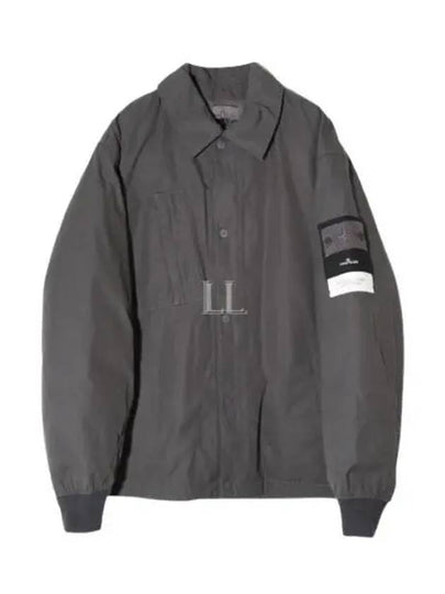 Ghost Piece O-Ventile Down Jacket Grey - STONE ISLAND - BALAAN 2