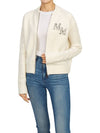 Armanda Cashmere Zip-Up Cardigan Ivory - MAX MARA - BALAAN 7