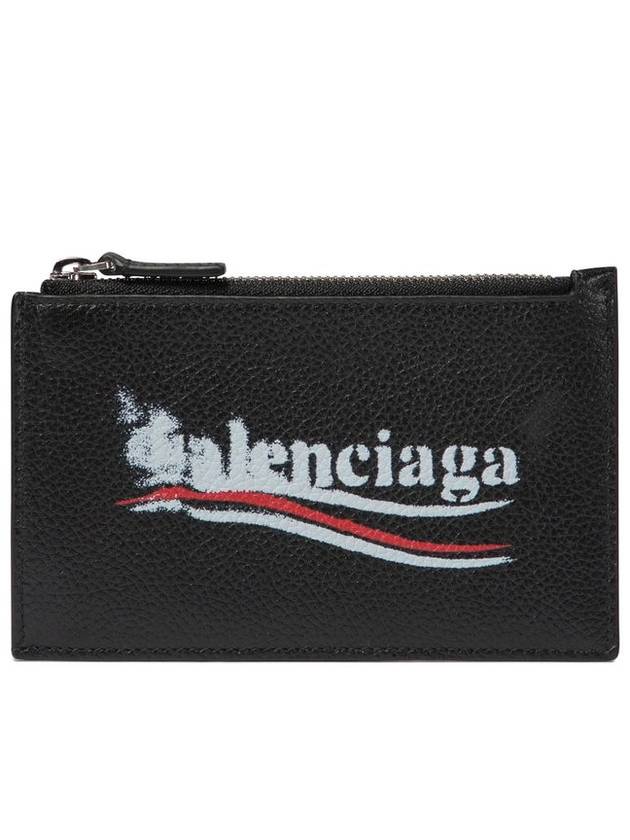 Wave Logo Card Wallet Black - BALENCIAGA - BALAAN 2