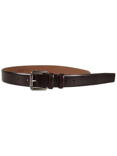 Wetreader35 leather belt dark brown - MAX MARA - BALAAN 2