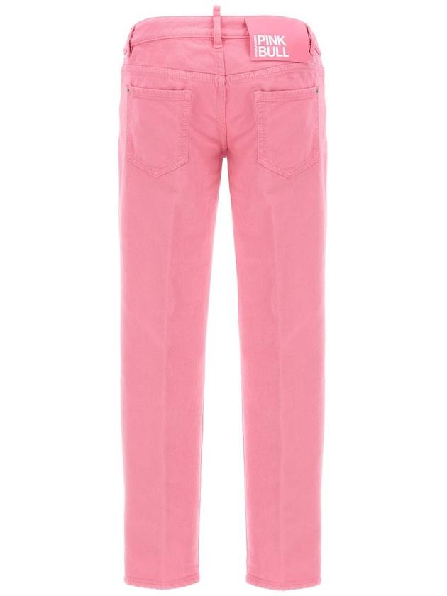 Denim Straight Pants S75LB0861S30811243 PINK - DSQUARED2 - BALAAN 3