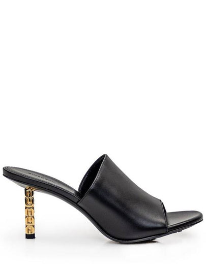 G Gold Cube Mules Sandal Hills Black - GIVENCHY - BALAAN 2