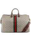 GG Savoy Large Canvas Duffel Bag Beige - GUCCI - BALAAN 1