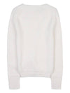 La Maille Pau Asymmetric Cardigan White - JACQUEMUS - BALAAN 3