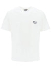 APC Raymond Logo Men s Short Sleeve T Shirt White COEZC H26840 - A.P.C. - BALAAN 5