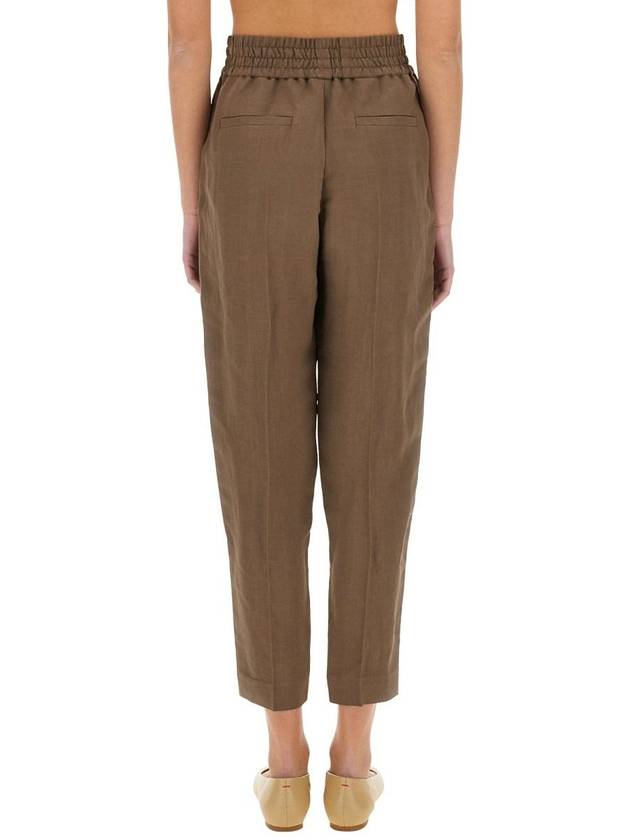 Brunello Cucinelli Baggy Pull-Up Pants In Twill - BRUNELLO CUCINELLI - BALAAN 3