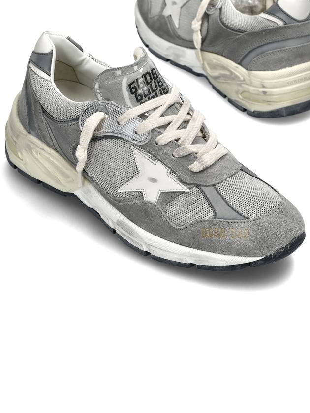 Dad-Star Low Top Sneakers Grey Silver White - GOLDEN GOOSE - BALAAN 2