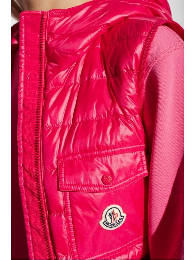 Glygos down vest pink - MONCLER - BALAAN.