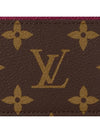 Monogram Card Wallet Fuchsia Brown - LOUIS VUITTON - BALAAN 6