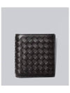 Intrecciato Small Folder Half Wallet Brown - BOTTEGA VENETA - BALAAN 2