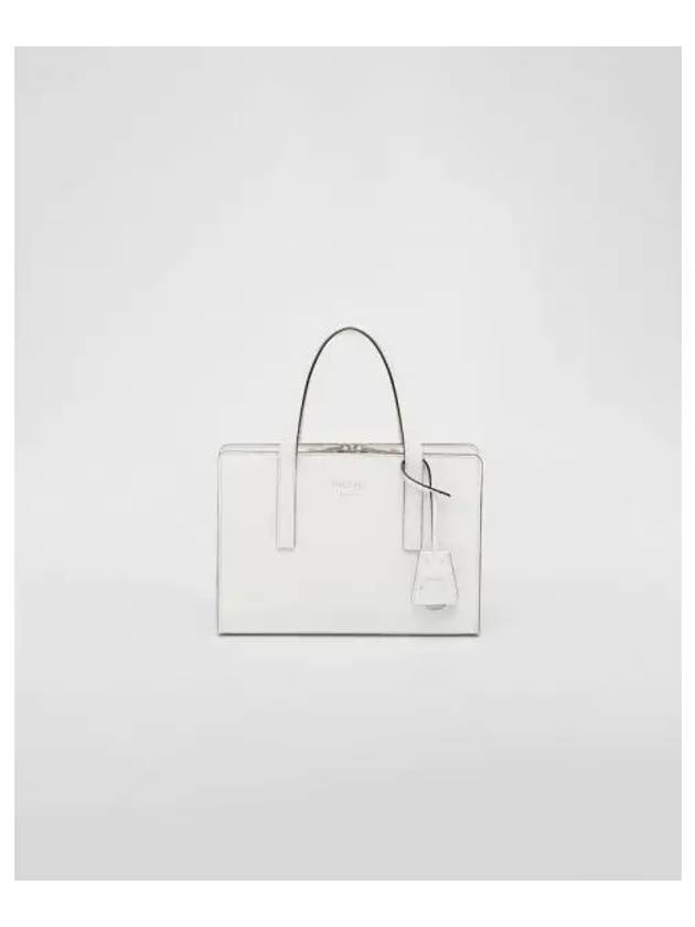 Re-Edition 1995 Brushed Leather Hand Mini Bag White - PRADA - BALAAN 2